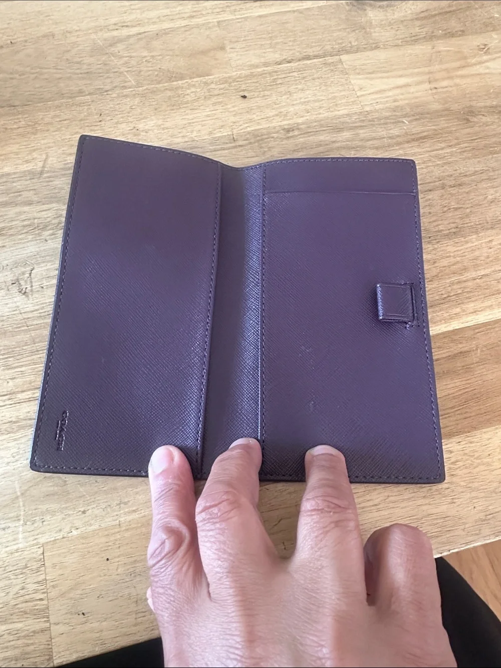 COACH check wallet